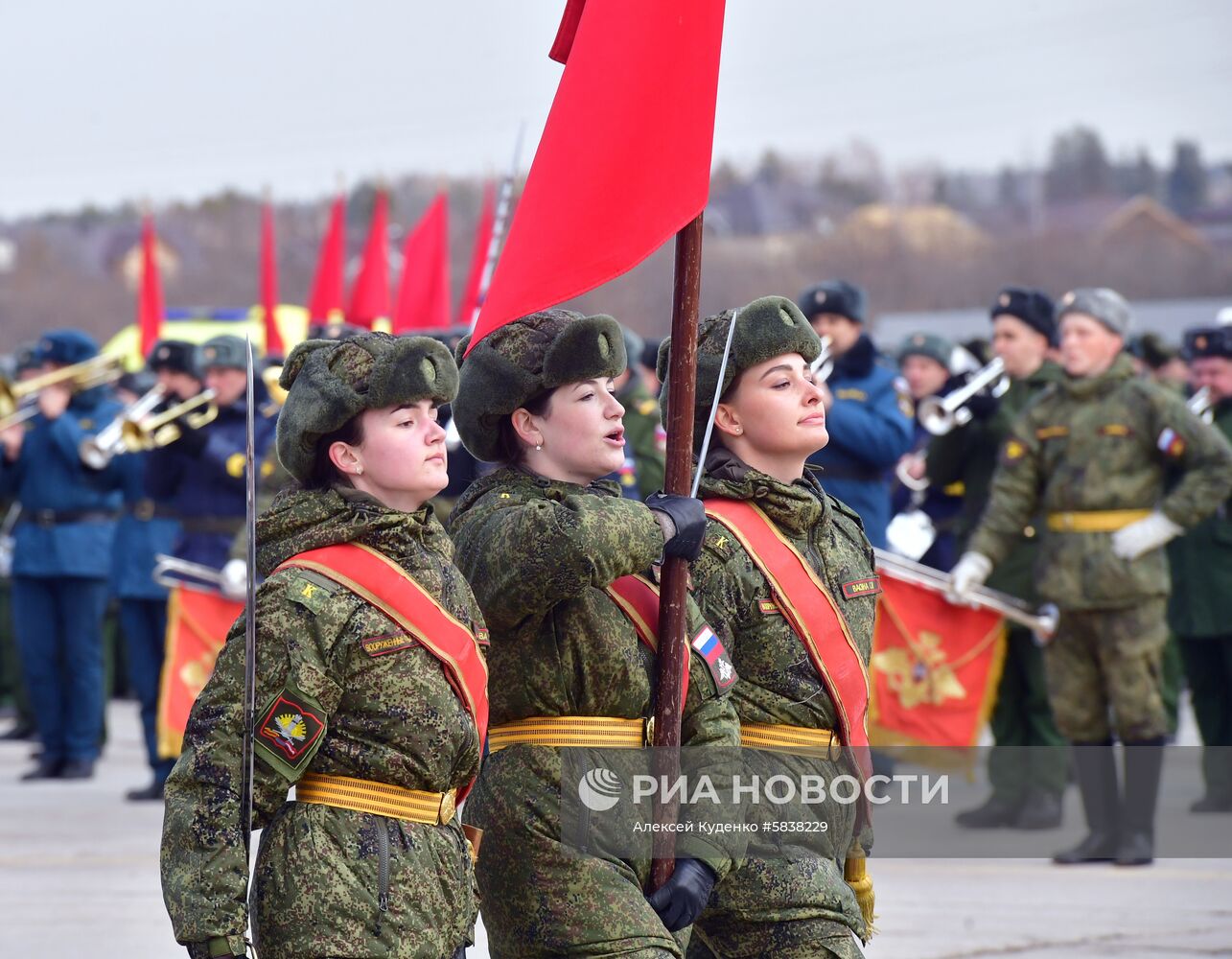 Репетиция Парада Победы в Алабино 