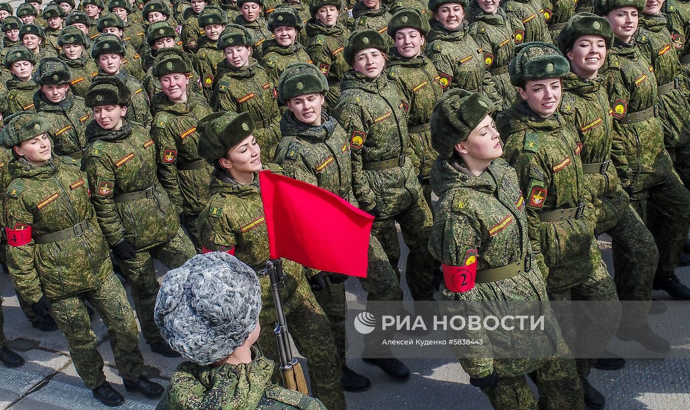 Репетиция Парада Победы в Алабино 