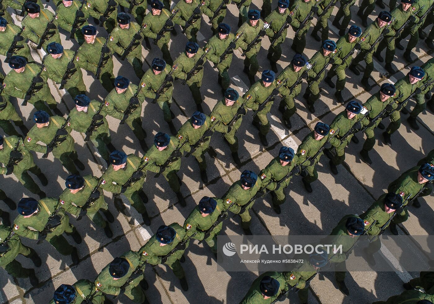 Репетиция Парада Победы в Алабино