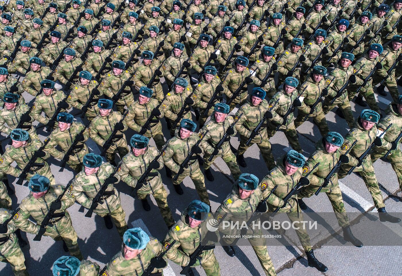 Репетиция Парада Победы в Алабино