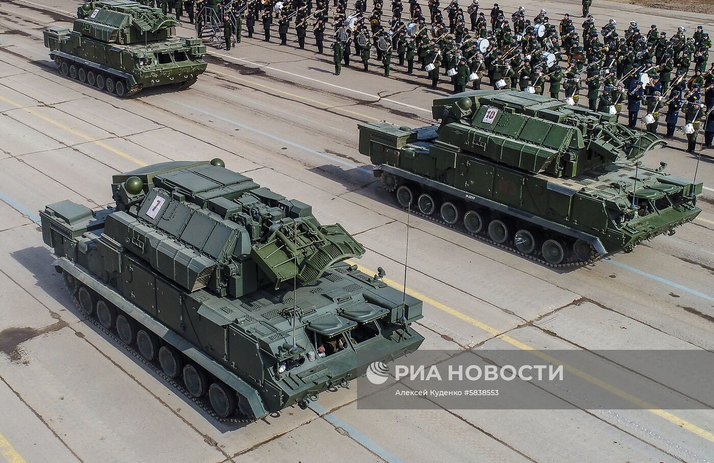 Репетиция Парада Победы в Алабино