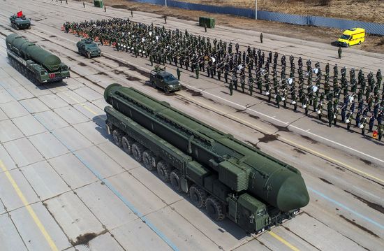 Репетиция Парада Победы в Алабино 