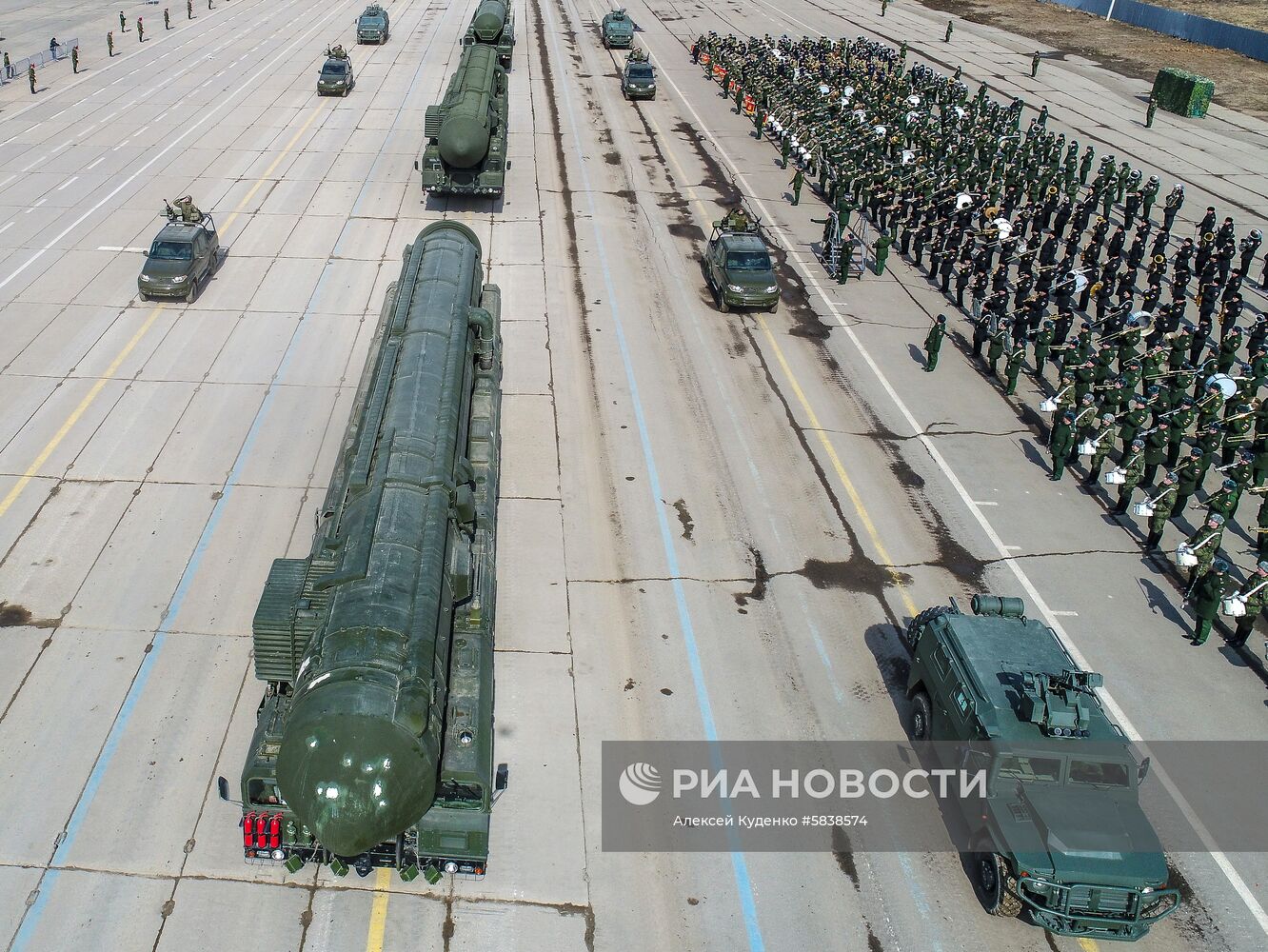 Репетиция Парада Победы в Алабино 