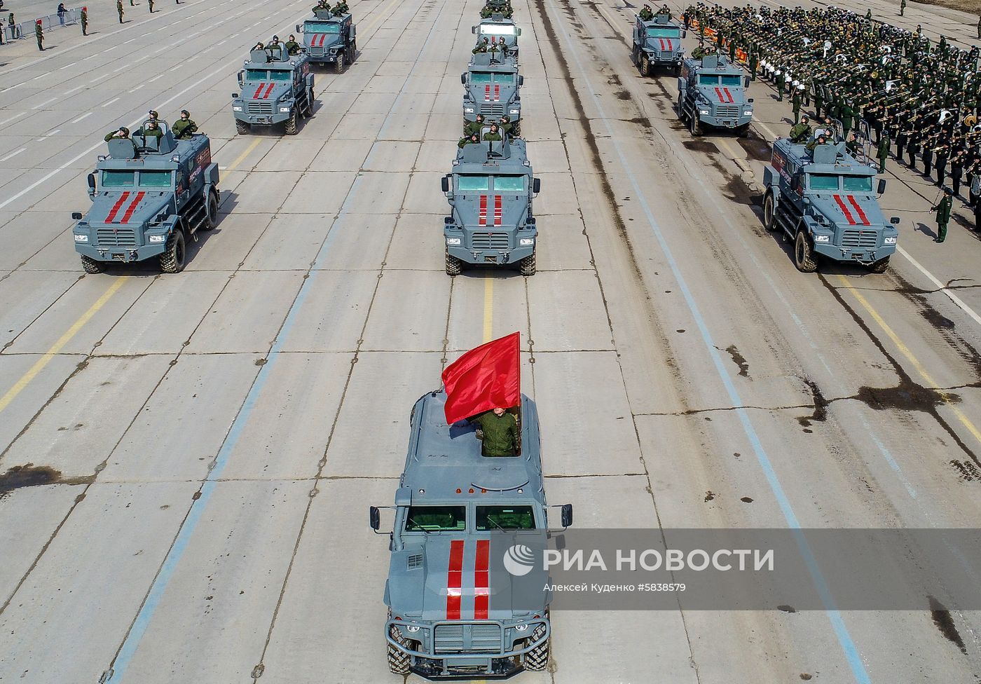 Репетиция Парада Победы в Алабино
