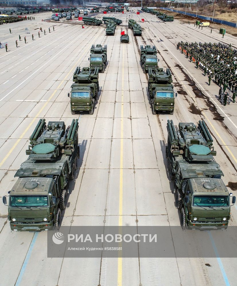 Репетиция Парада Победы в Алабино