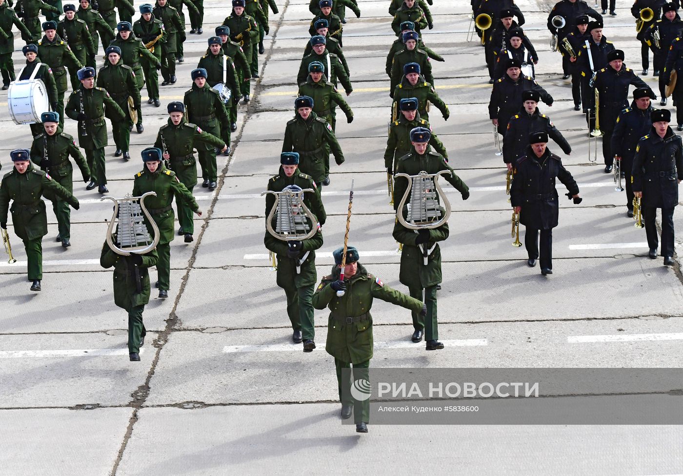 Репетиция Парада Победы в Алабино 