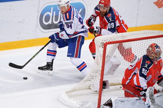 Хоккей. КХЛ. Матч ЦСКА - СКА