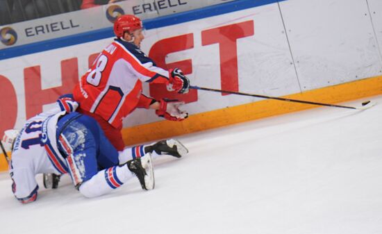 Хоккей. КХЛ. Матч ЦСКА - СКА