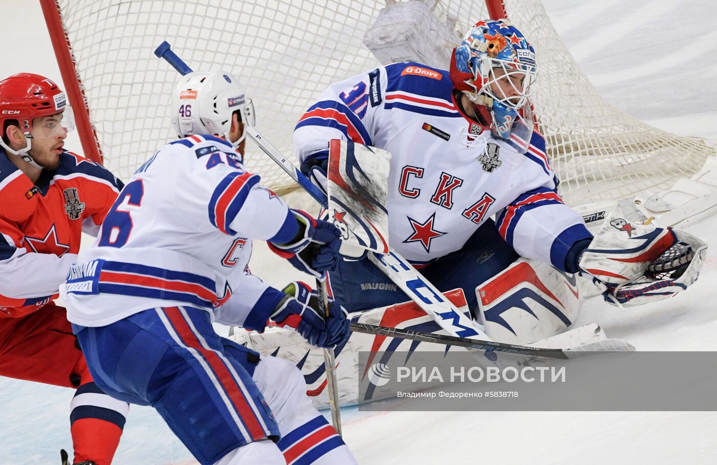 Хоккей. КХЛ. Матч ЦСКА - СКА