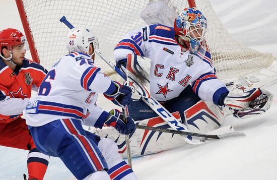 Хоккей. КХЛ. Матч ЦСКА - СКА