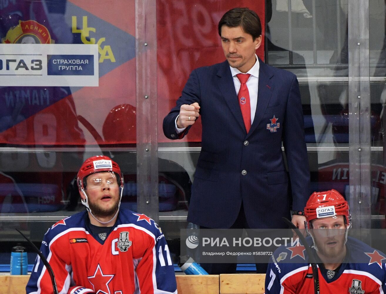 Хоккей. КХЛ. Матч ЦСКА - СКА