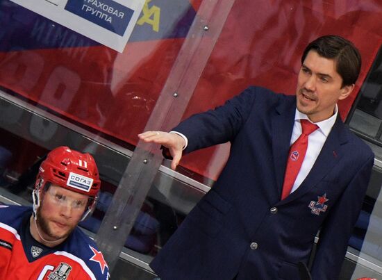 Хоккей. КХЛ. Матч ЦСКА - СКА