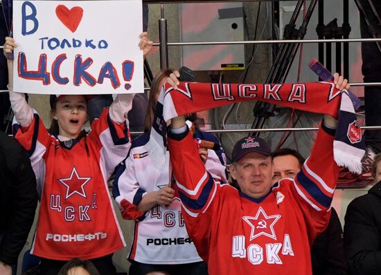 Хоккей. КХЛ. Матч ЦСКА - СКА