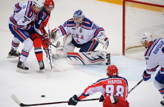 Хоккей. КХЛ. Матч ЦСКА - СКА