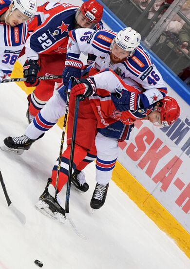 Хоккей. КХЛ. Матч ЦСКА - СКА