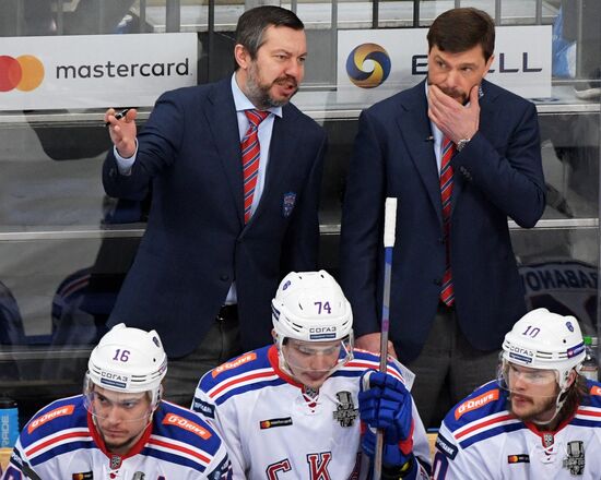 Хоккей. КХЛ. Матч ЦСКА - СКА