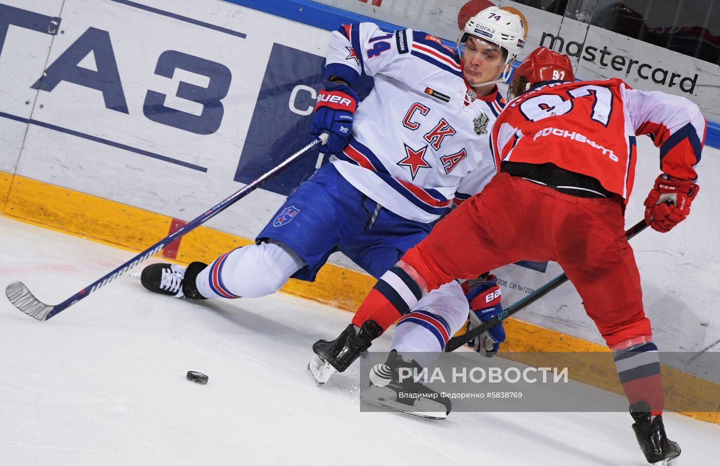 Хоккей. КХЛ. Матч ЦСКА - СКА