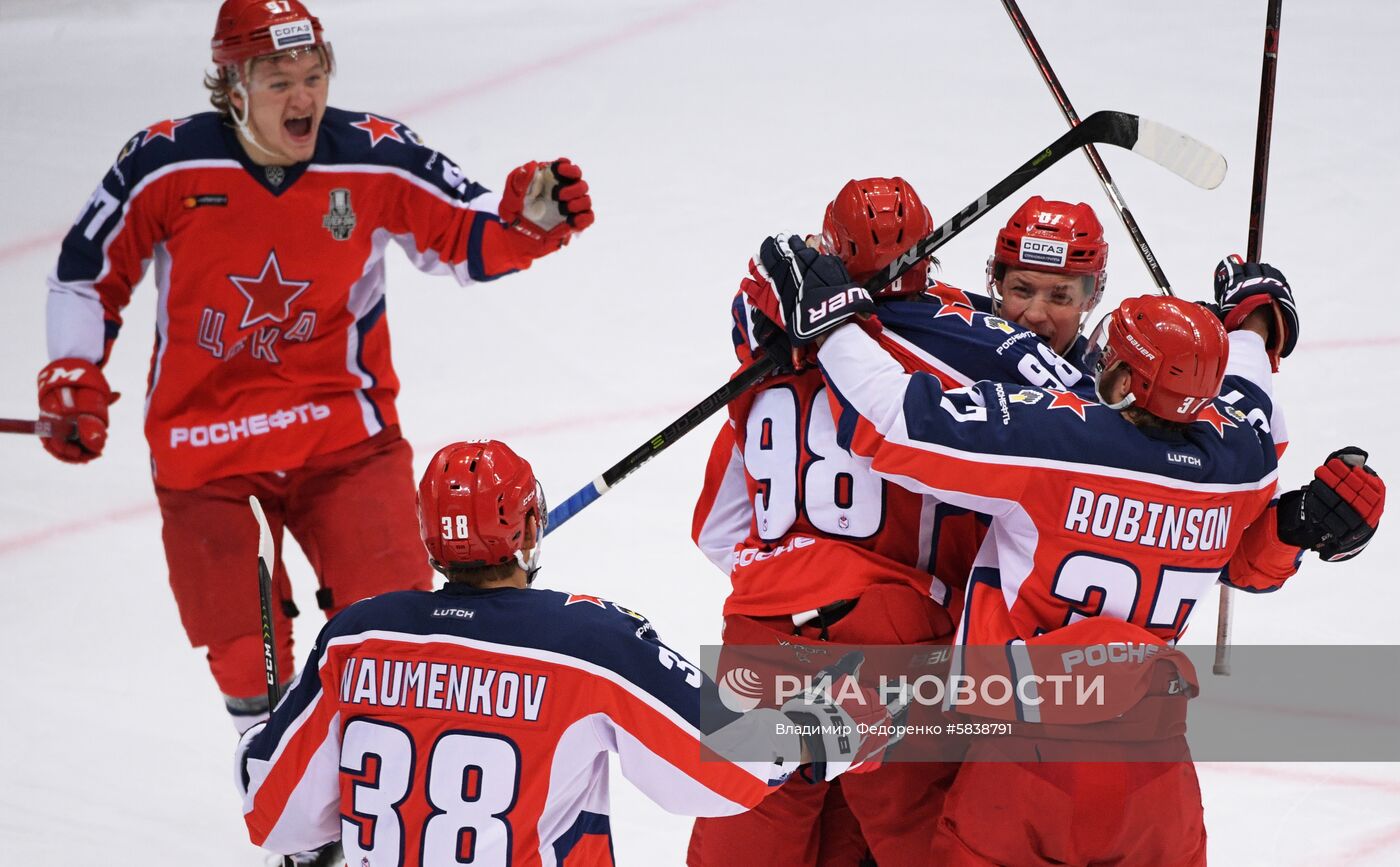 Хоккей. КХЛ. Матч ЦСКА - СКА