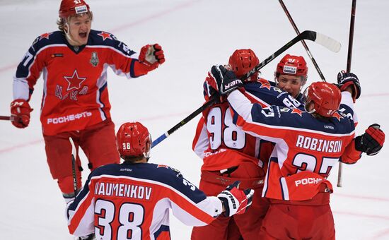 Хоккей. КХЛ. Матч ЦСКА - СКА