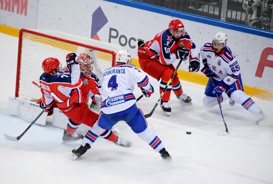 Хоккей. КХЛ. Матч ЦСКА - СКА