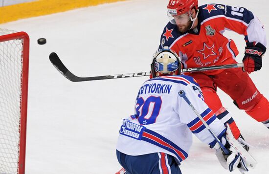 Хоккей. КХЛ. Матч ЦСКА - СКА