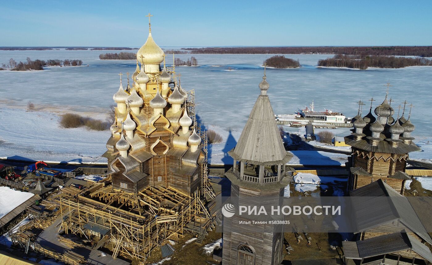 Музей-заповедник "Кижи" в Карелии