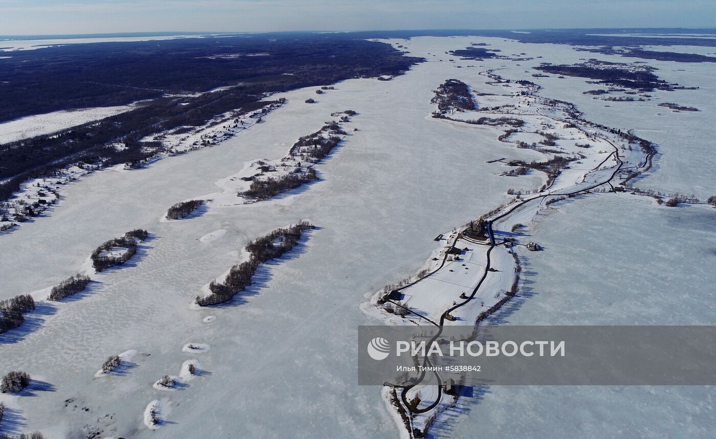 Музей-заповедник "Кижи" в Карелии