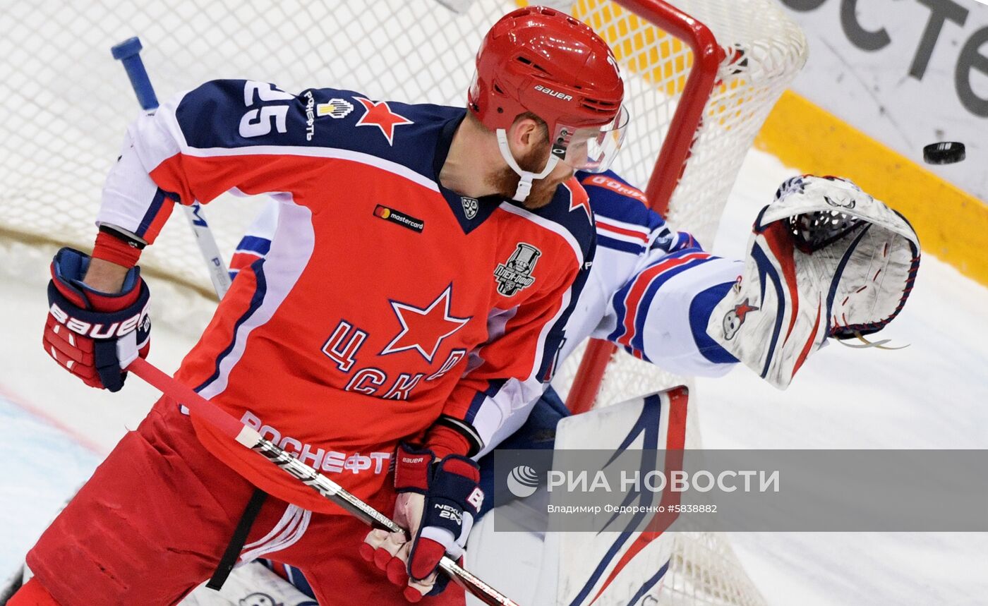 Хоккей. КХЛ. Матч ЦСКА - СКА
