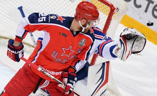 Хоккей. КХЛ. Матч ЦСКА - СКА