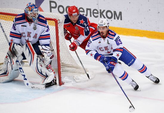 Хоккей. КХЛ. Матч ЦСКА - СКА