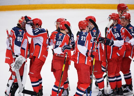 Хоккей. КХЛ. Матч ЦСКА - СКА