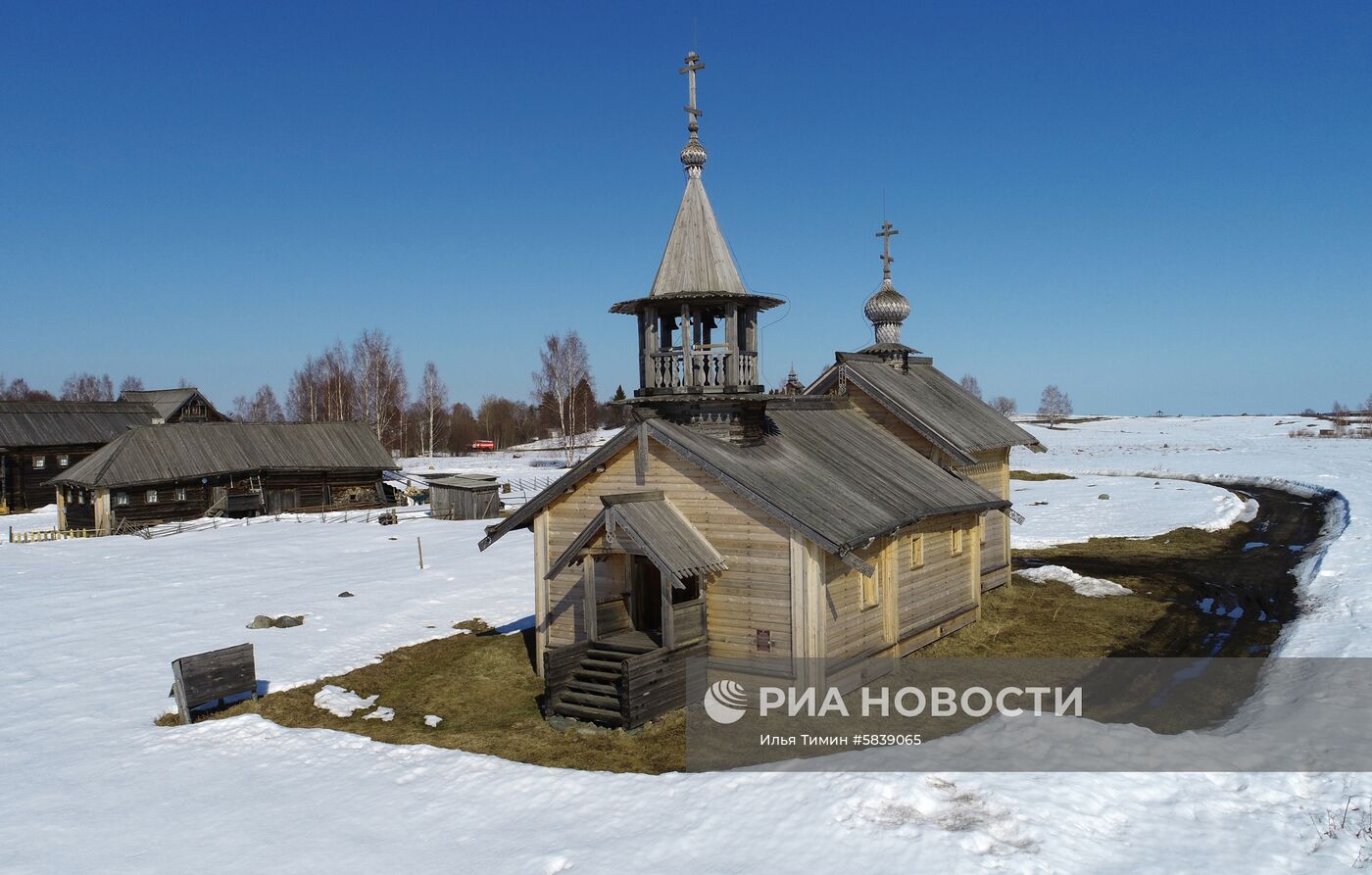Музей-заповедник "Кижи" в Карелии