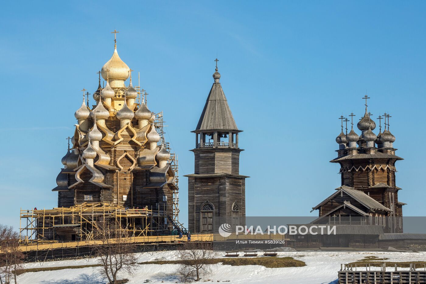 Музей-заповедник "Кижи" в Карелии