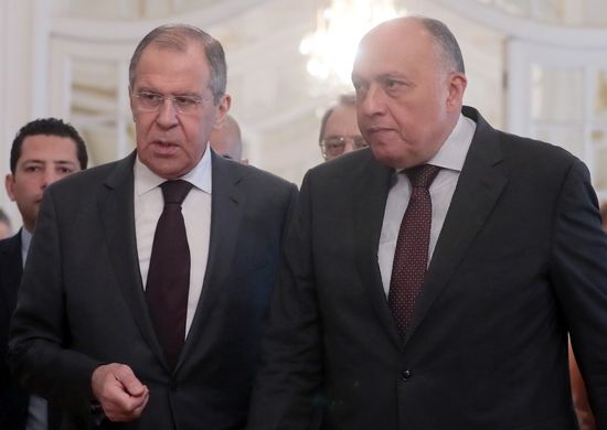 Визит главы МИД РФ С. Лаврова в Египет