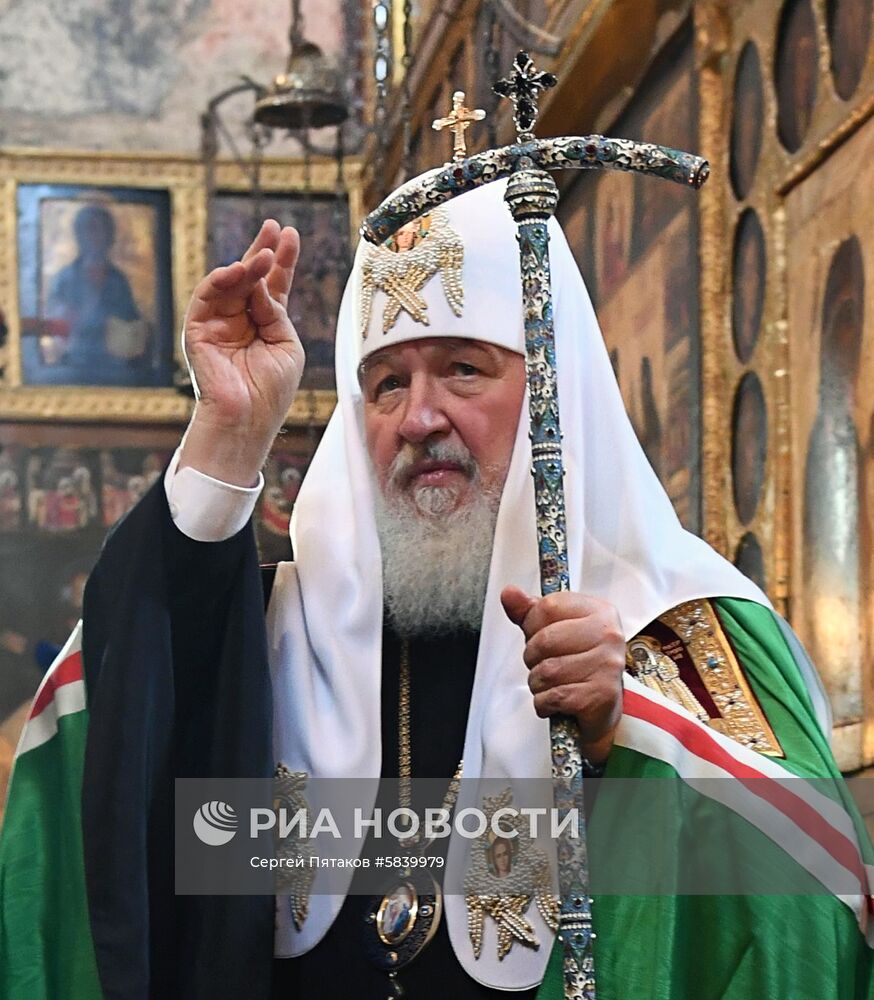 Божественная литургия в праздник Благовещения Пресвятой Богородицы