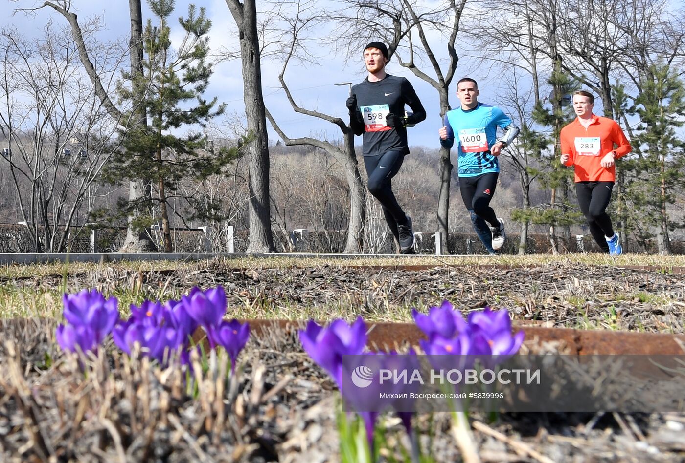 Забег "Апрель" в "Лужниках"