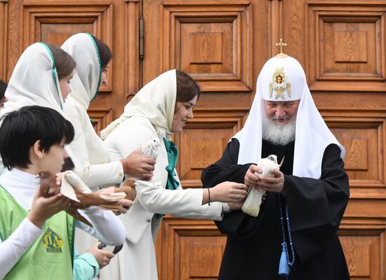 Божественная литургия в праздник Благовещения Пресвятой Богородицы