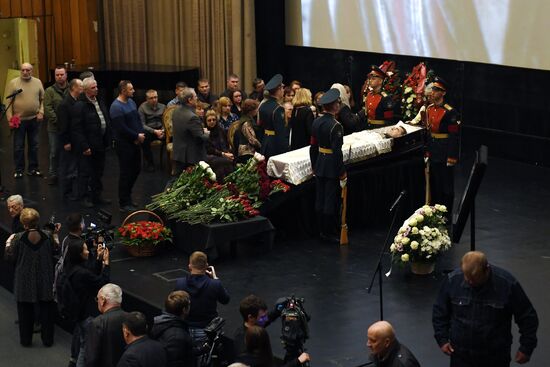 Прощание с актером Алексеем Булдаковым