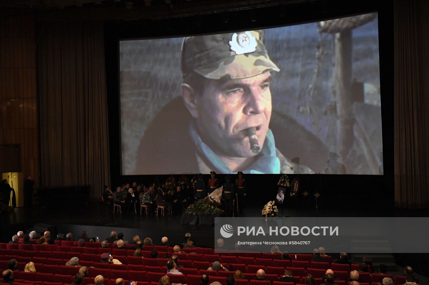 Прощание с актером Алексеем Булдаковым