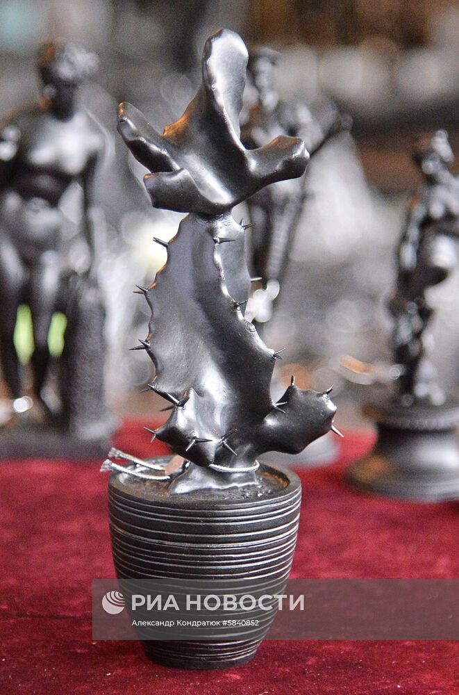 Изготовление кактусов из чугуна на Каслинском заводе