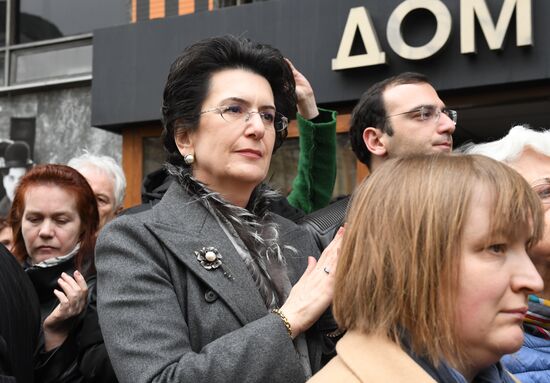 Прощание с режиссером Георгием Данелией