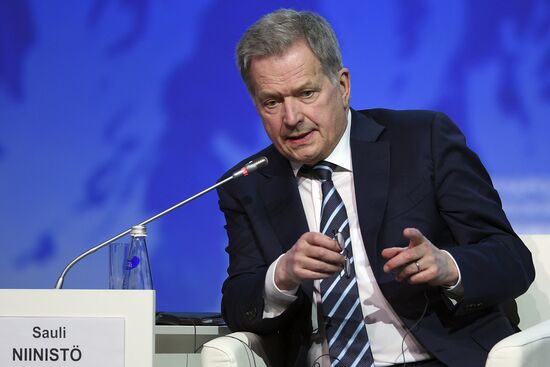 Рабочая поездка президента РФ В. Путина в Санкт-Петербург