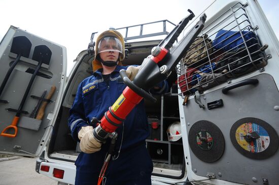 Работа пожарно - спасательного центра в Тамбове