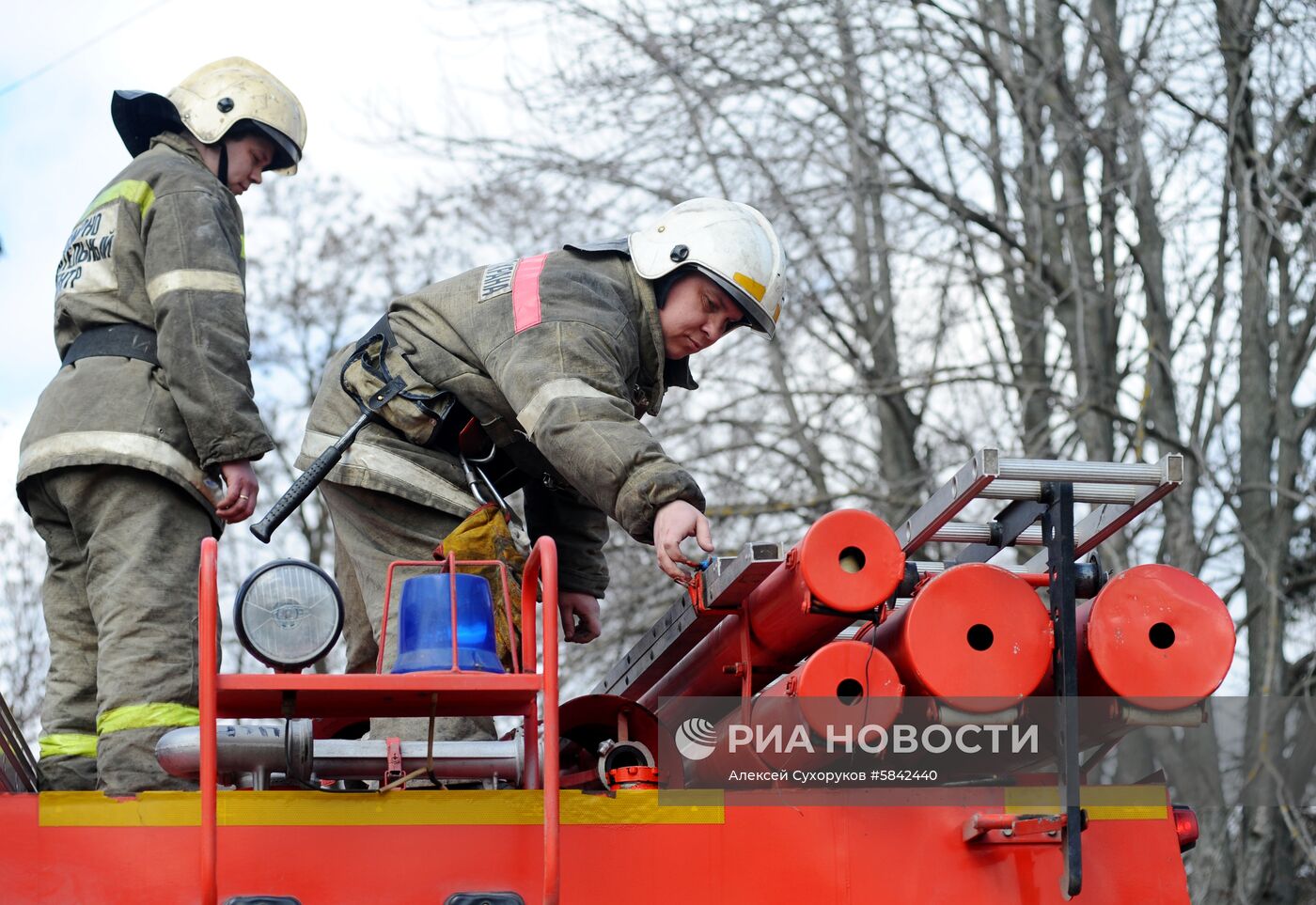 Работа пожарно - спасательного центра в Тамбове