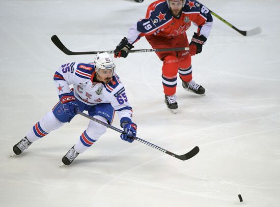 Хоккей. КХЛ. Матч ЦСКА – СКА