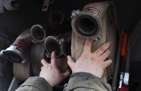 Работа пожарно - спасательного центра в Тамбове