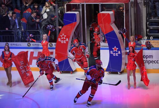 Хоккей. КХЛ. Матч ЦСКА – СКА