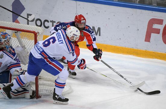 Хоккей. КХЛ. Матч ЦСКА – СКА