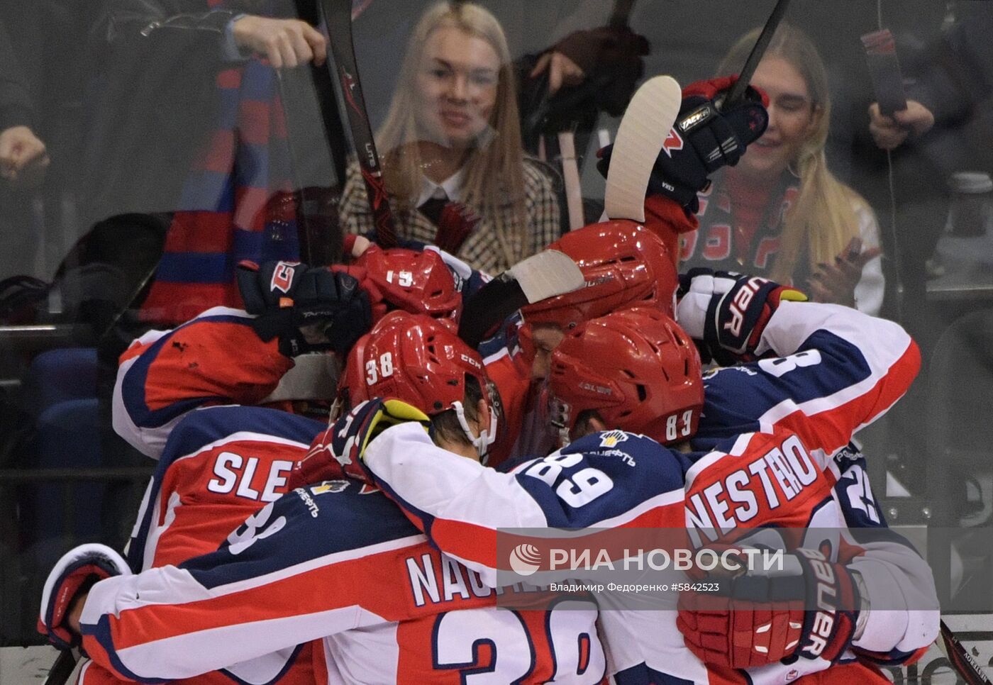 Хоккей. КХЛ. Матч ЦСКА – СКА