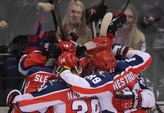 Хоккей. КХЛ. Матч ЦСКА – СКА